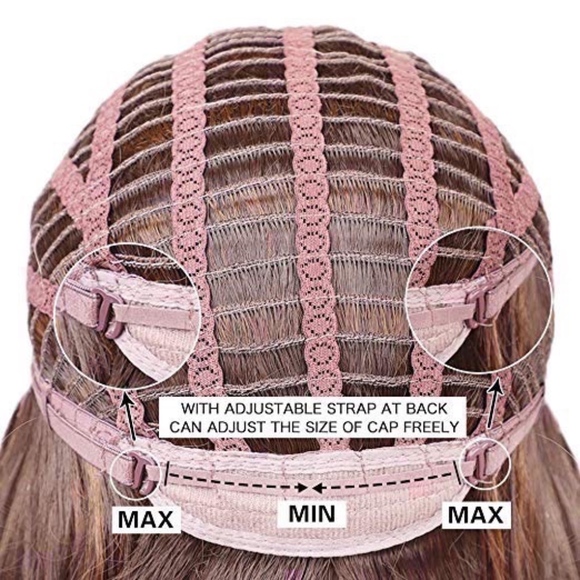 Long Straight Wigs Natural 20” Brown - Picture 6 of 7